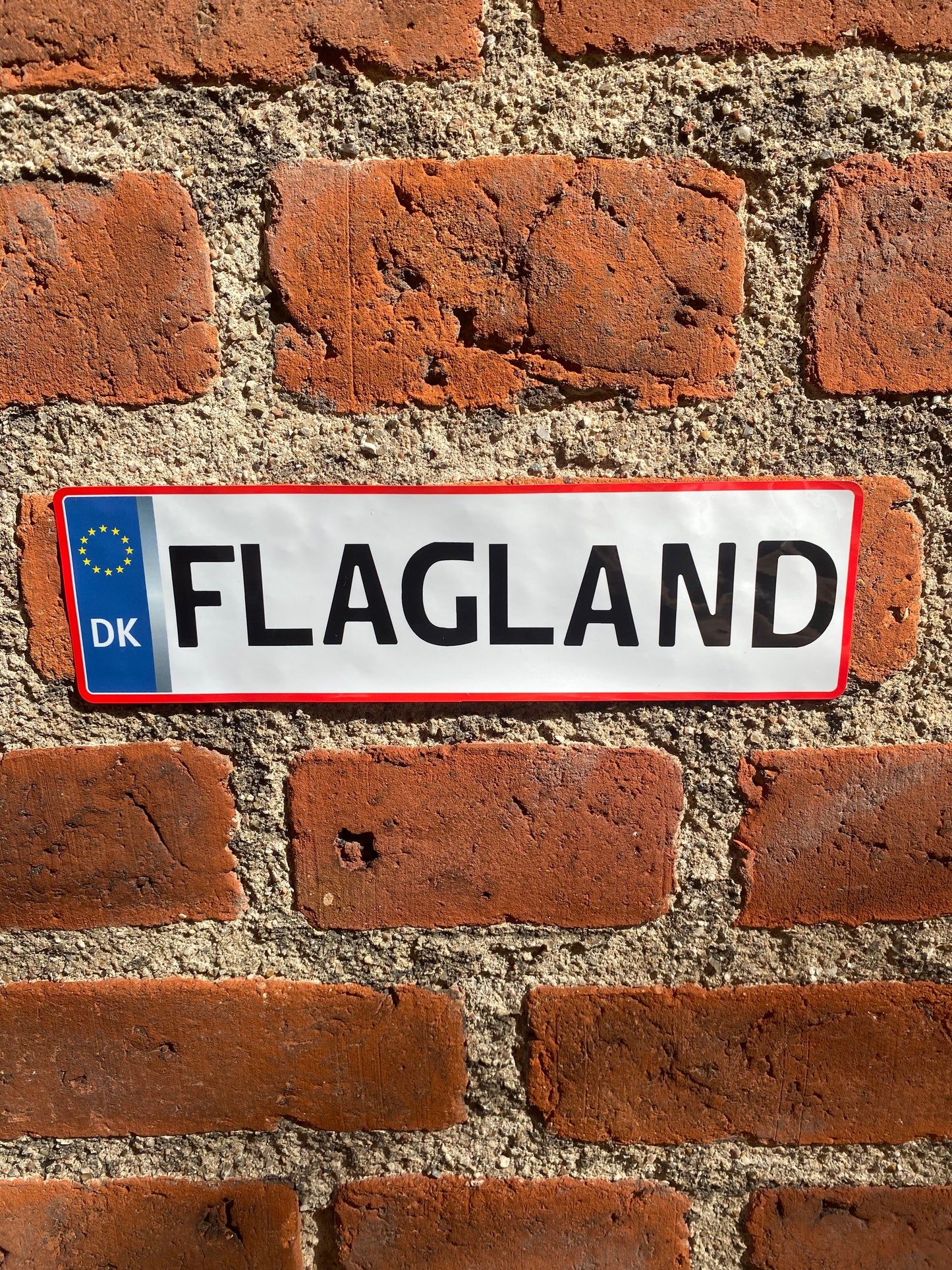 Flaglands Sticker (Nummerplade)